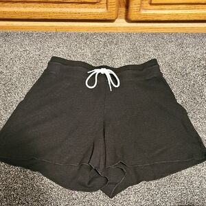 Mate The Label Black Waffle Shorts